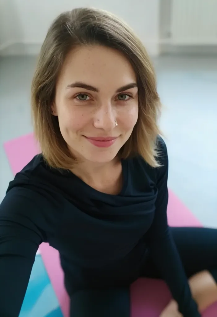 В форме